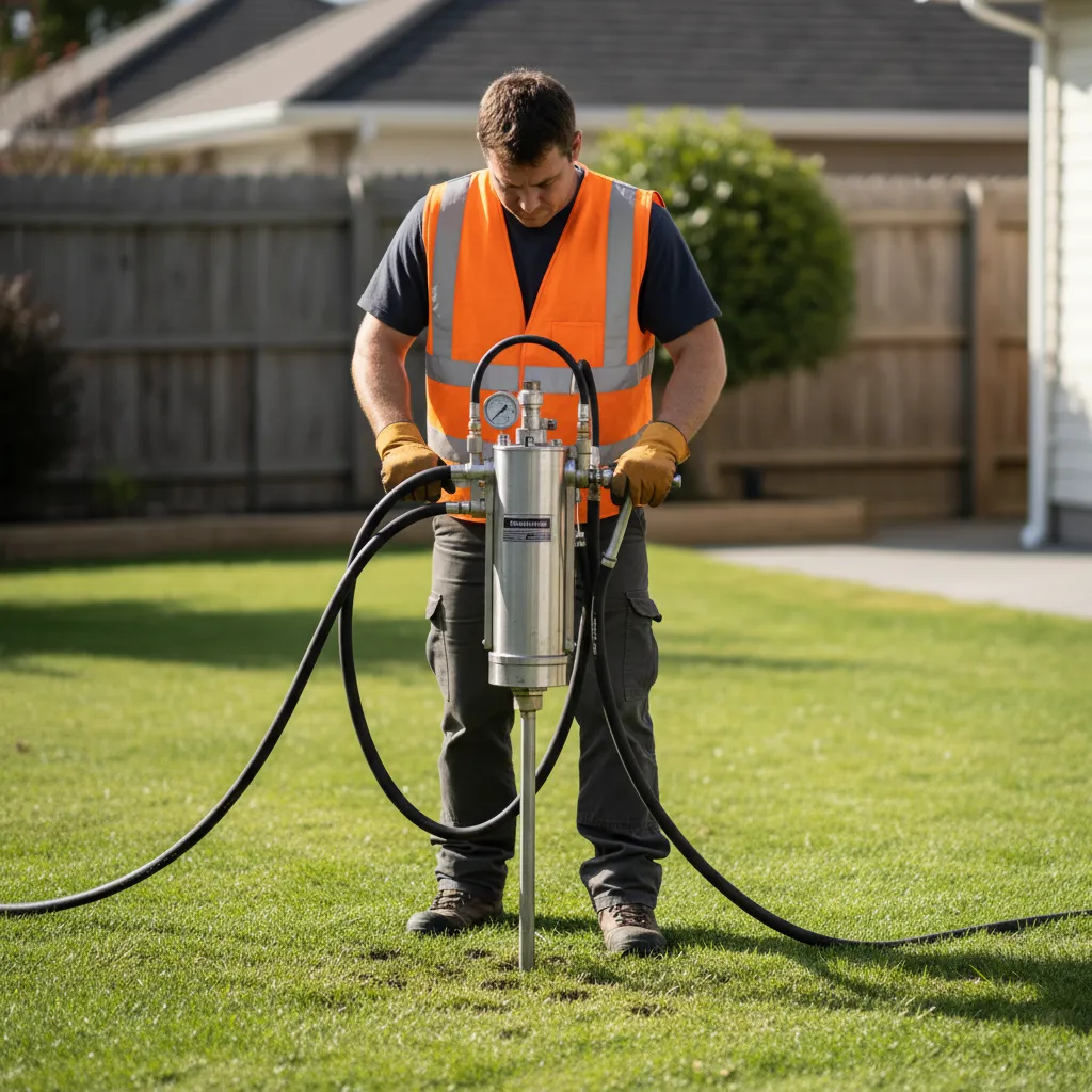 leach field rejuvenation square