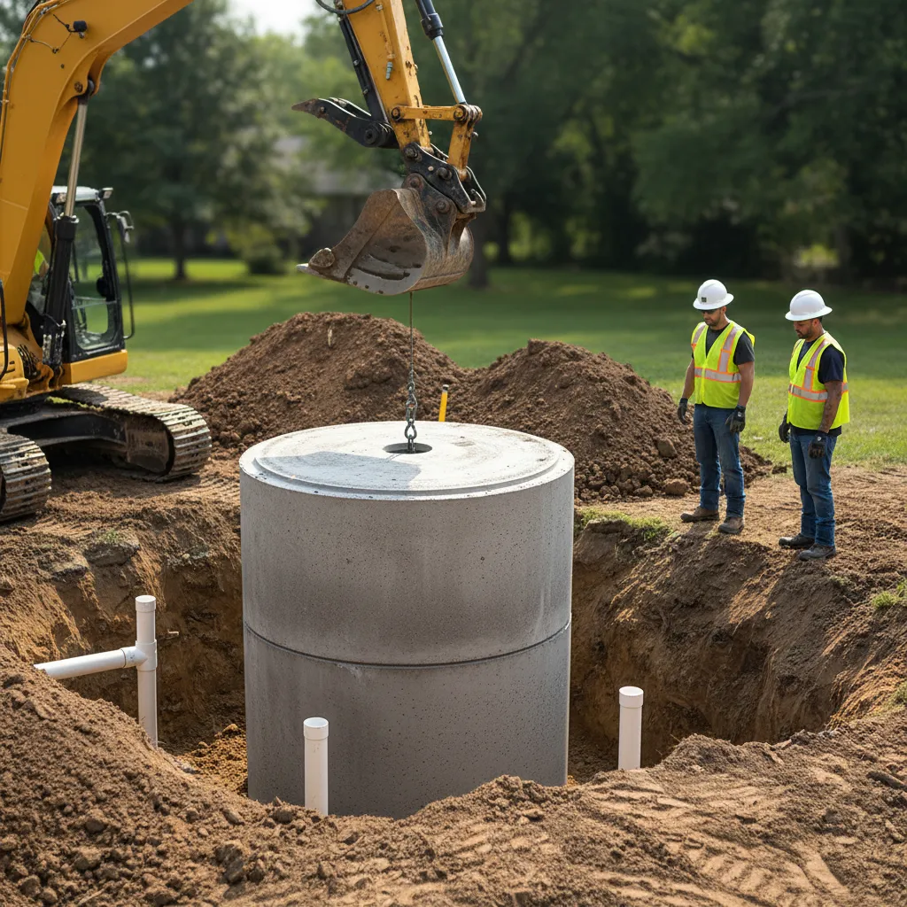 septic system replacement square