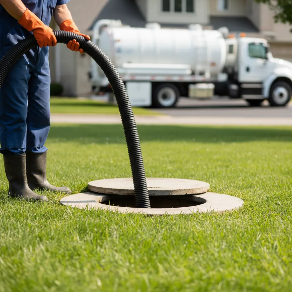 septic tank cleaning square