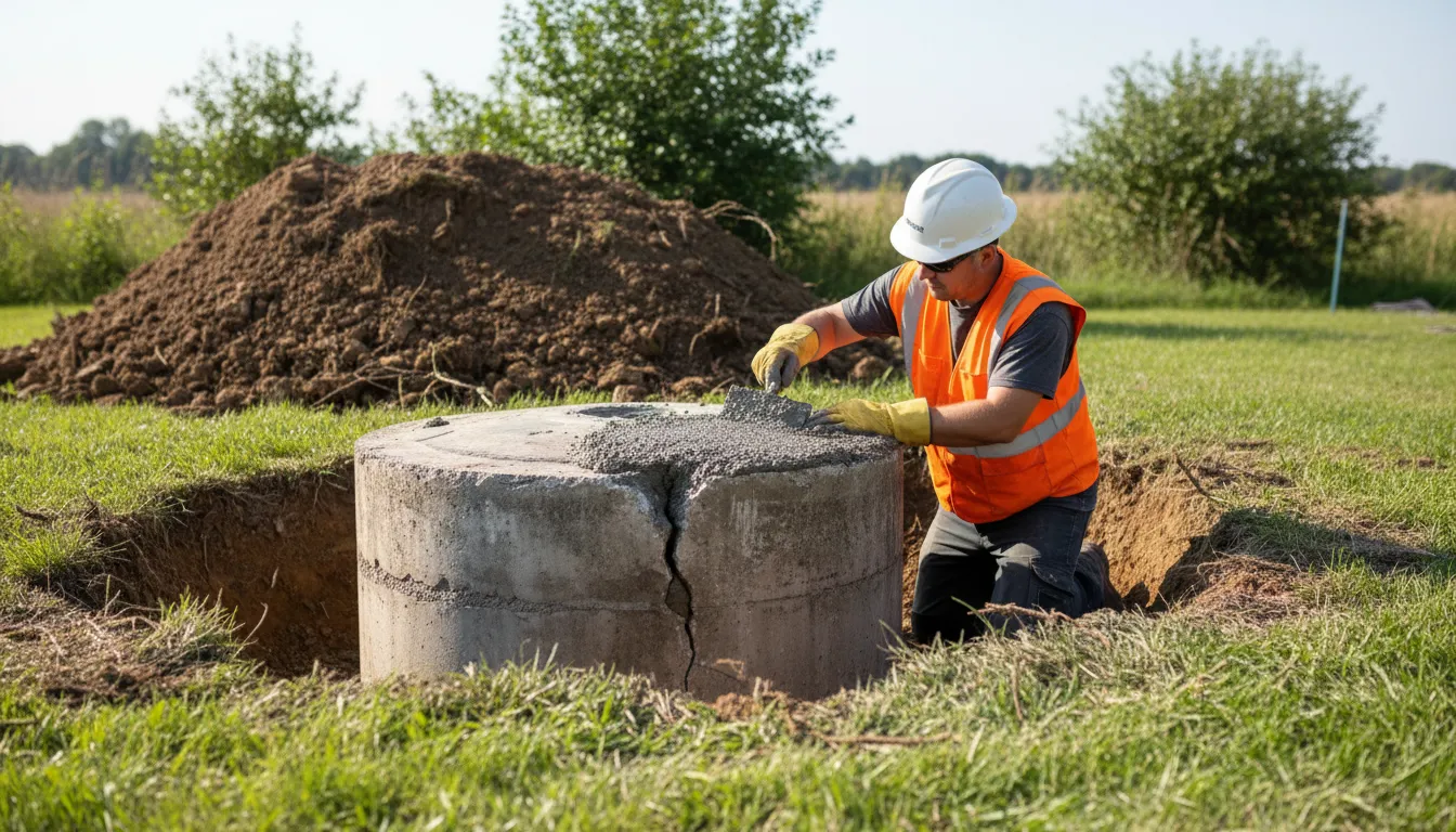 septic tank structural repair wide